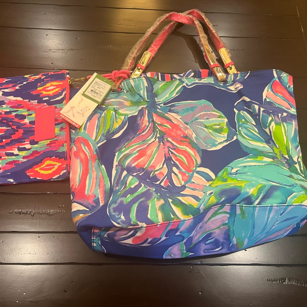 Lilly Pulitzer Beach Bather tote. New with tags.